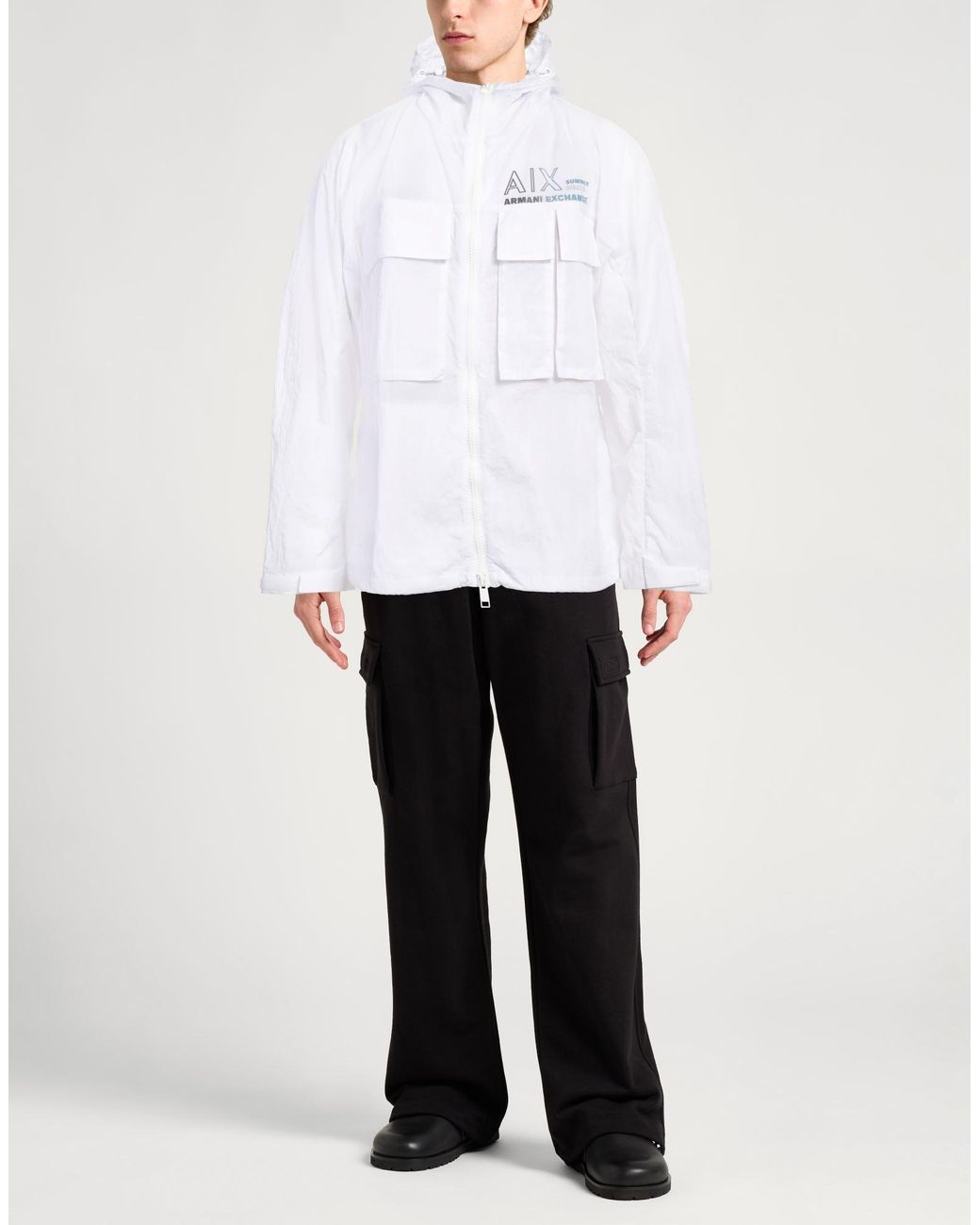 ARMANI EXCHANGE White Jacket for men