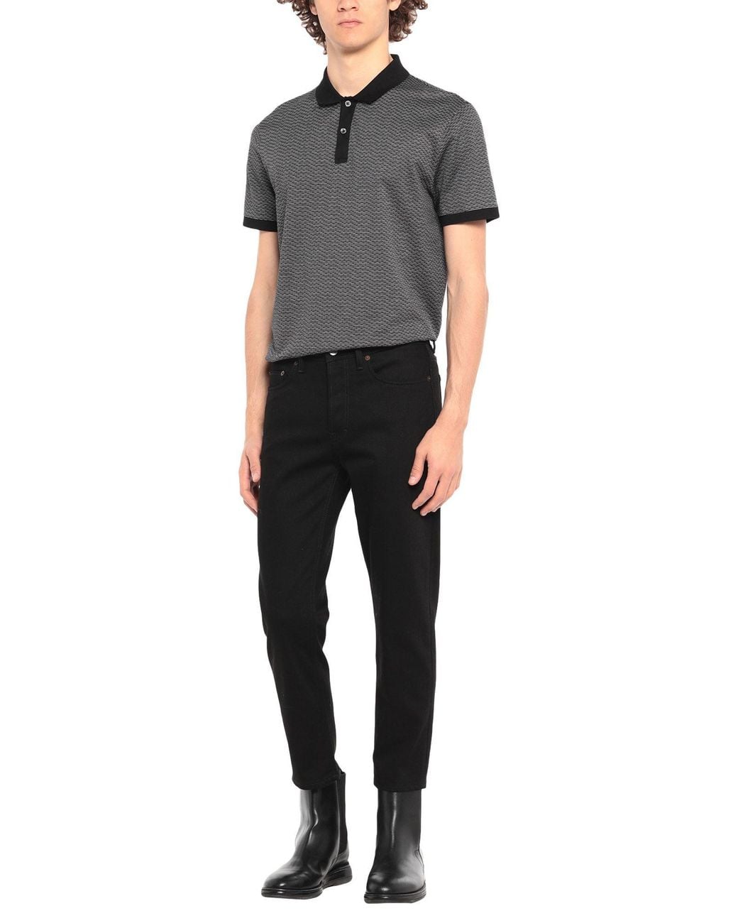 Acne Black Jeans for men
