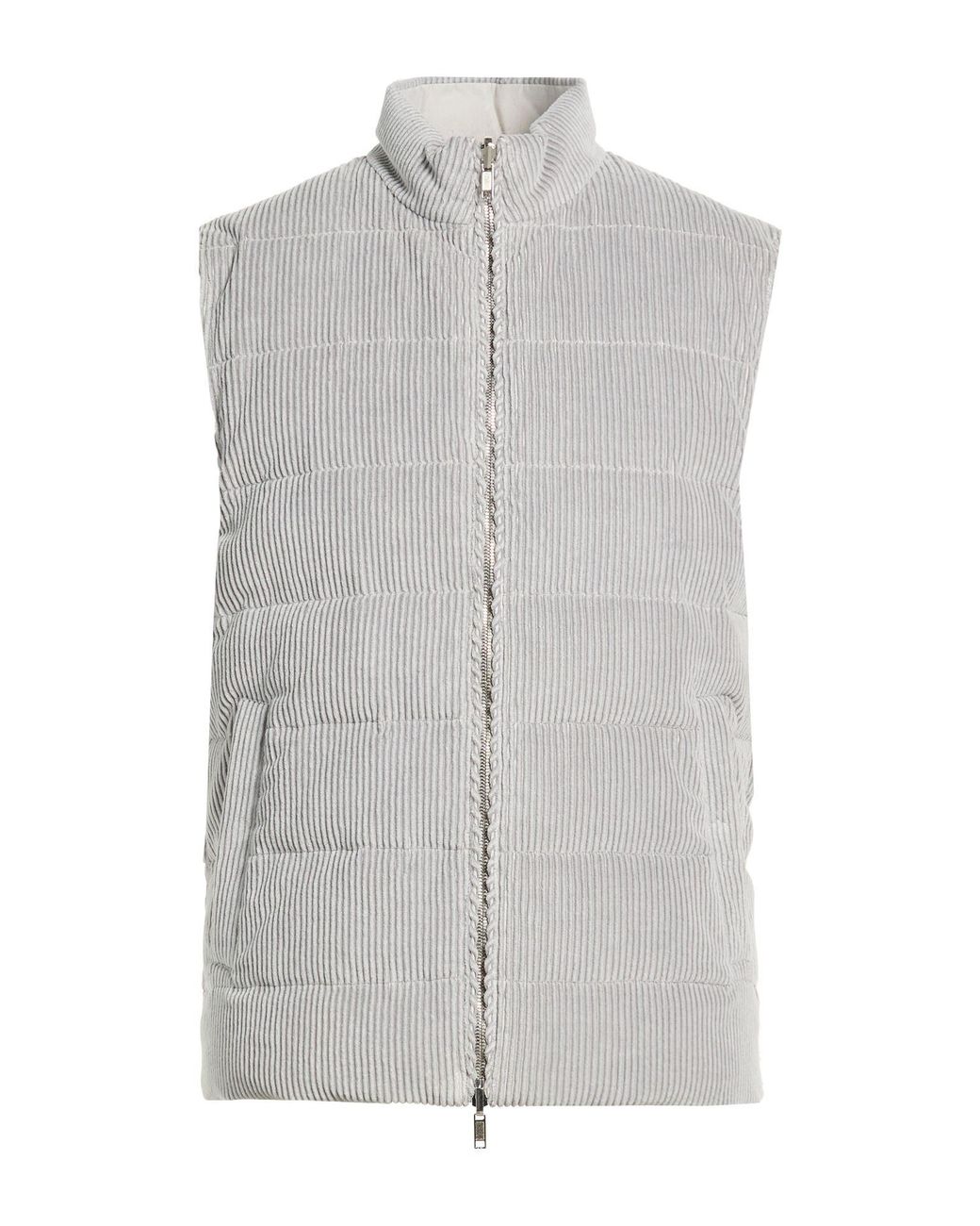 Eleventy Gray Gilet for men