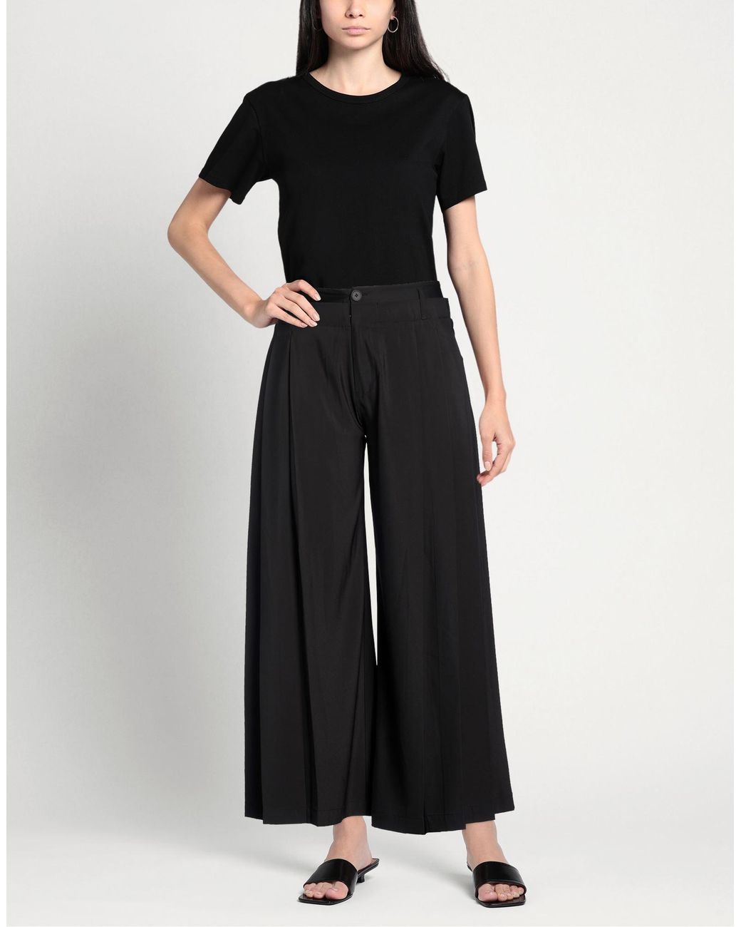 High Black Pants