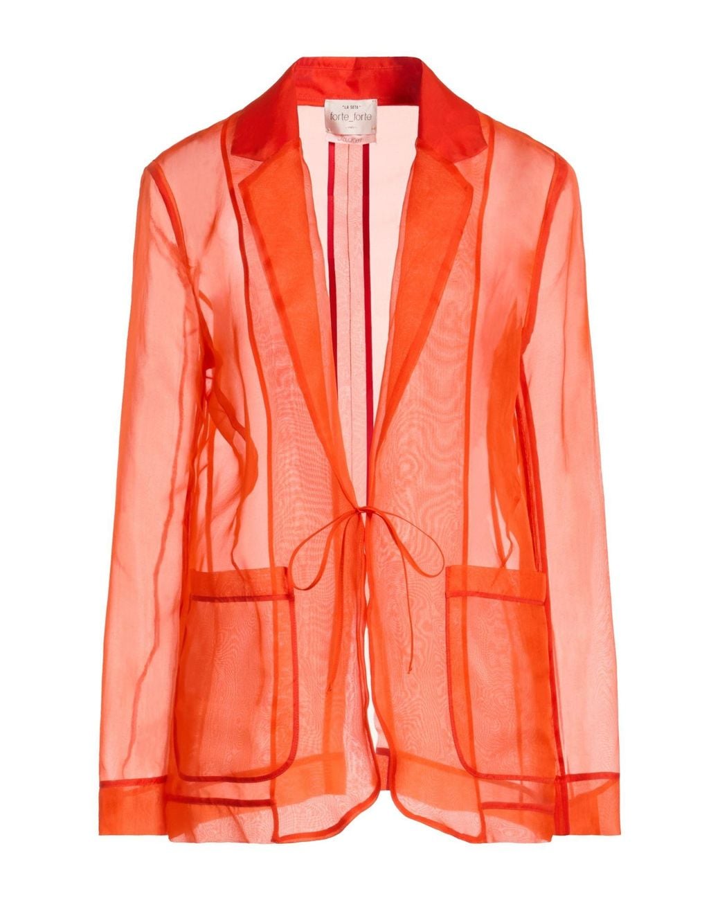 Forte_forte Orange Blazer Silk