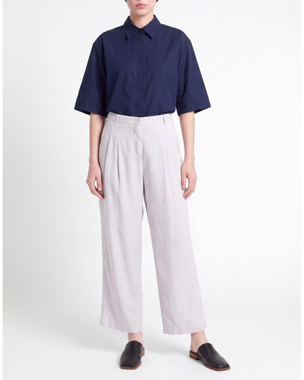 Cambio White Light Pants Lyocell