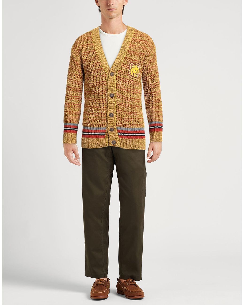 Rebecas Maison Kitsuné de hombre de color Yellow