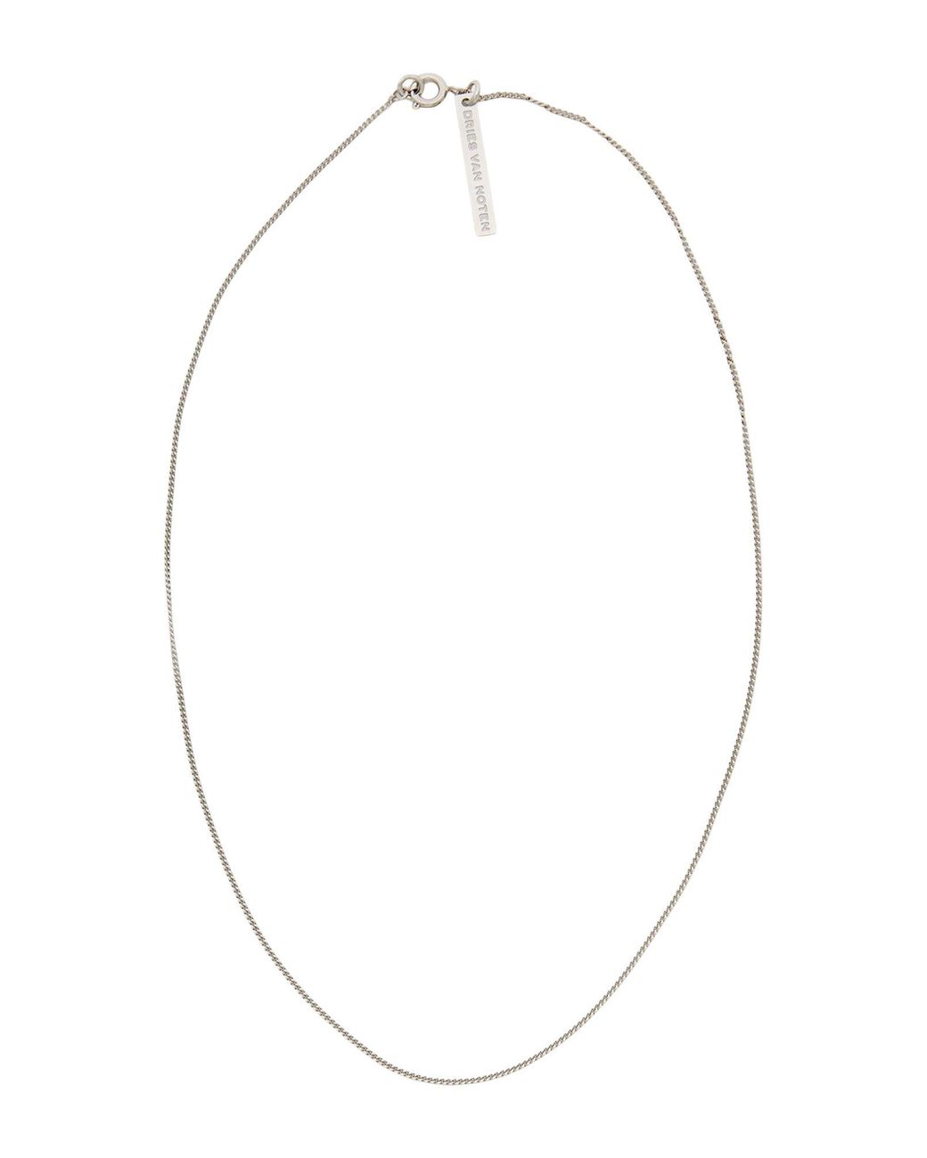 Collier Dries Van Noten en coloris White