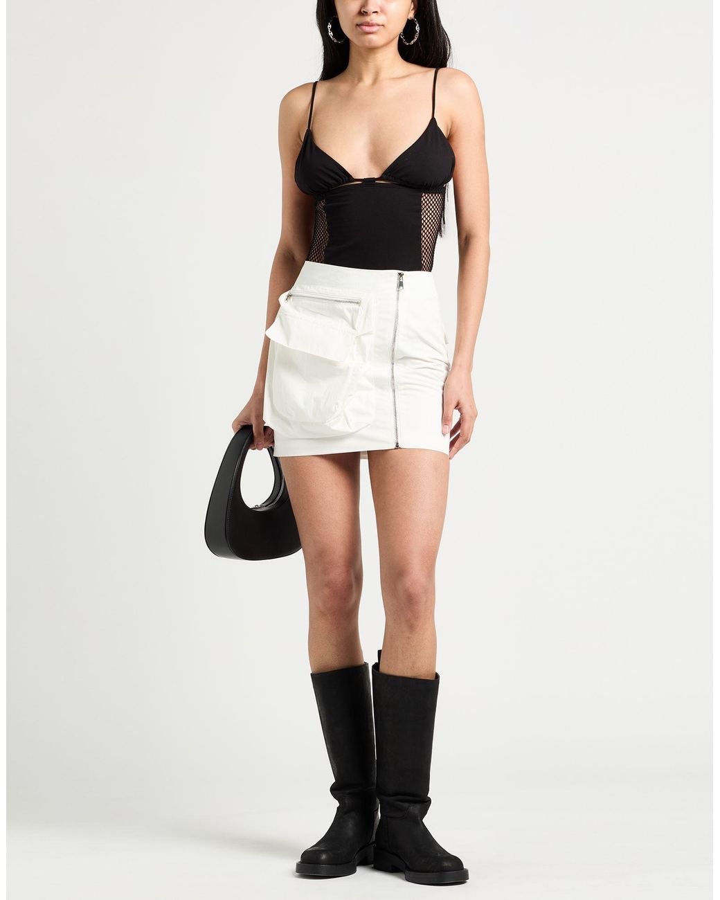 Isabelle Blanche White Mini Skirt