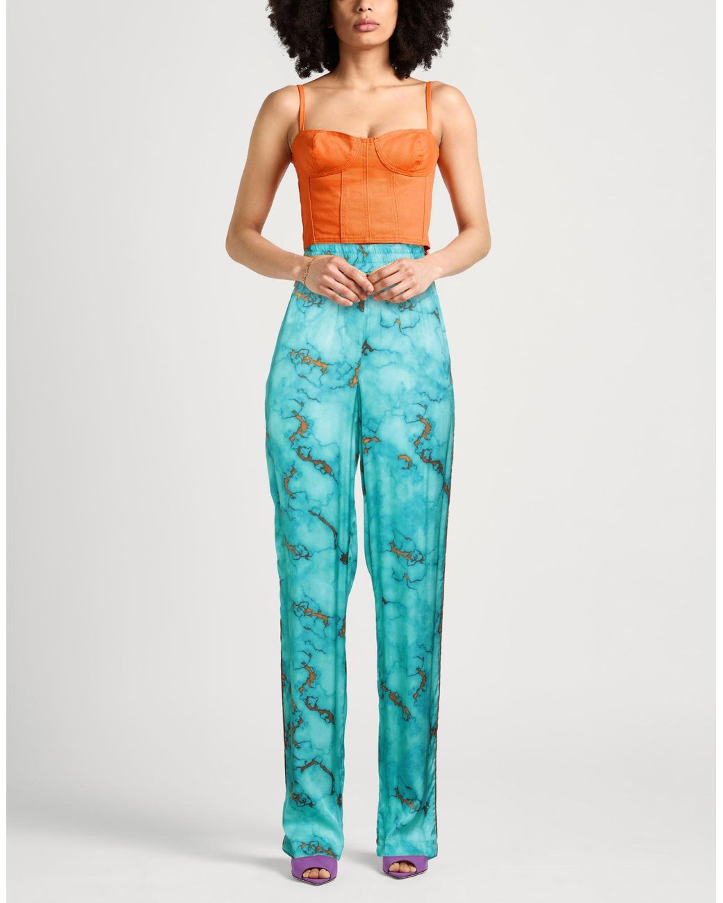 Roberto Cavalli Blue Trouser