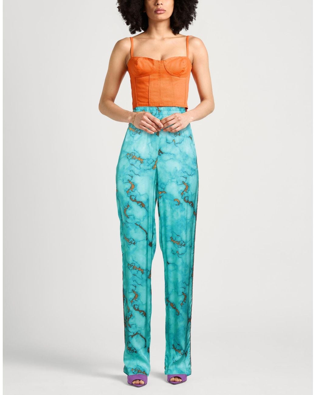 Roberto Cavalli Blue Trouser