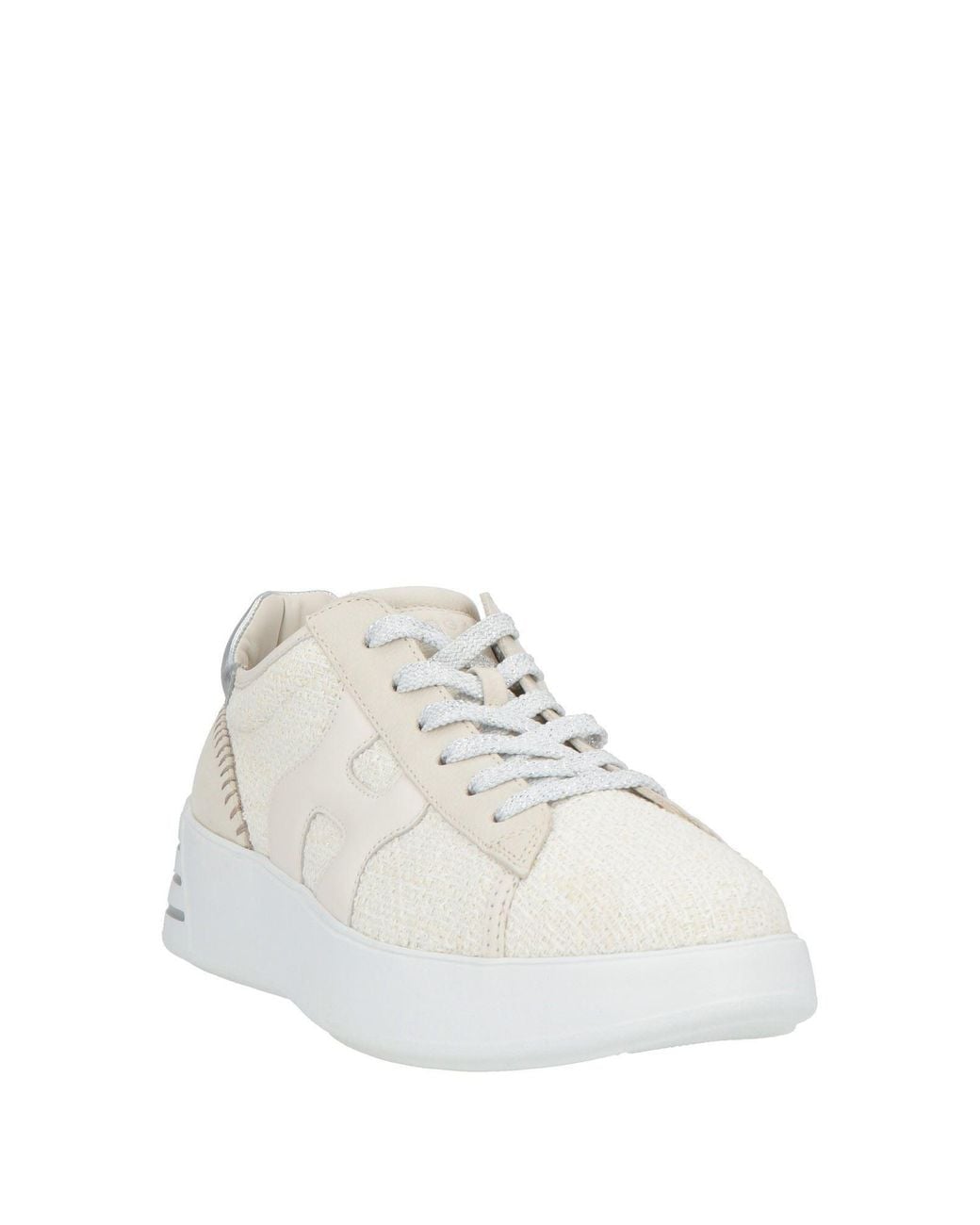 Hogan White Sneakers Synthetic Material, Leather