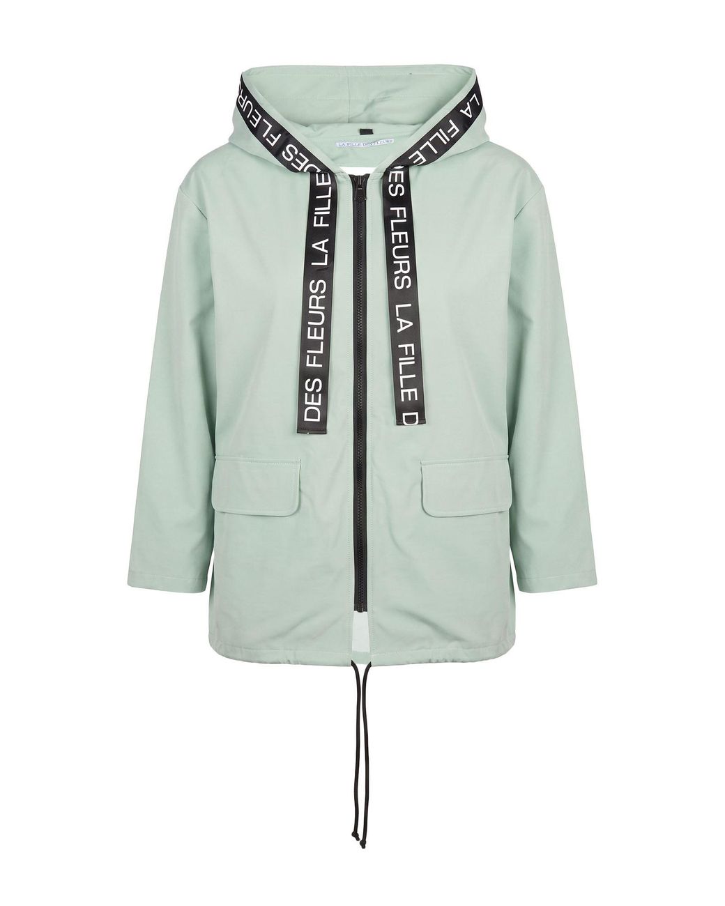 La Fille Des Fleurs Green Jacket Polyester