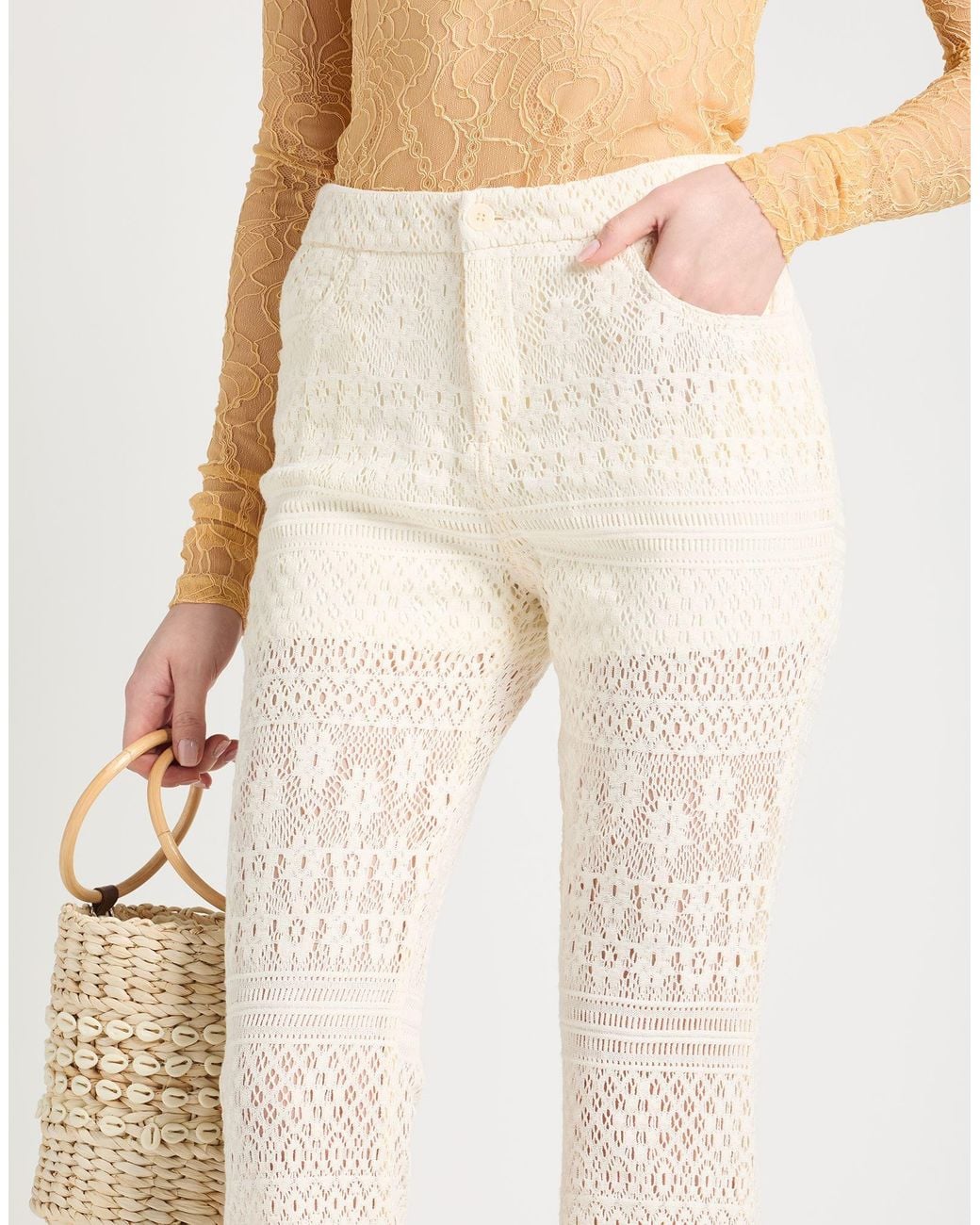 Liu Jo White Trouser