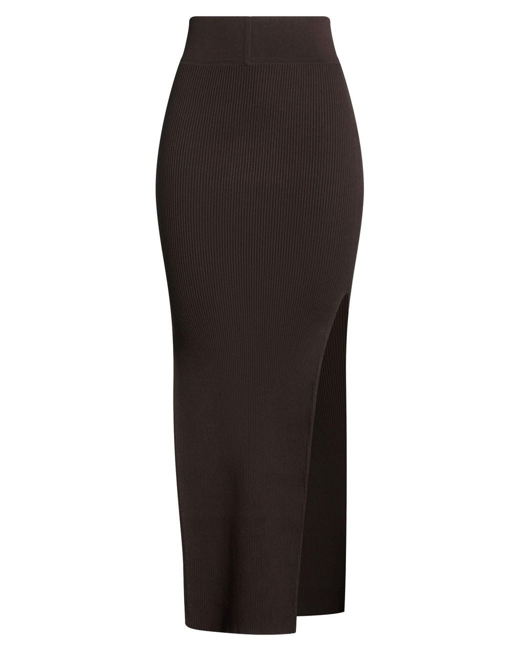 Rick Owens Black Maxi Skirt Viscose, Polyester, Polyamide, Elastane