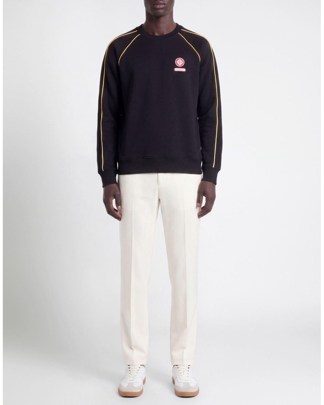 Casablanca Black Sweatshirt Organic Cotton for men