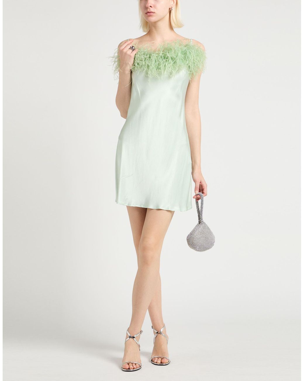 Vestito Corto di Sleeper in Green