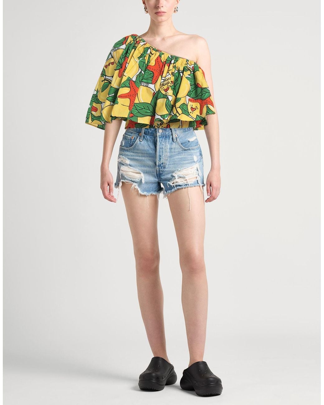 ALESSANDRO ENRIQUEZ Green Top Cotton