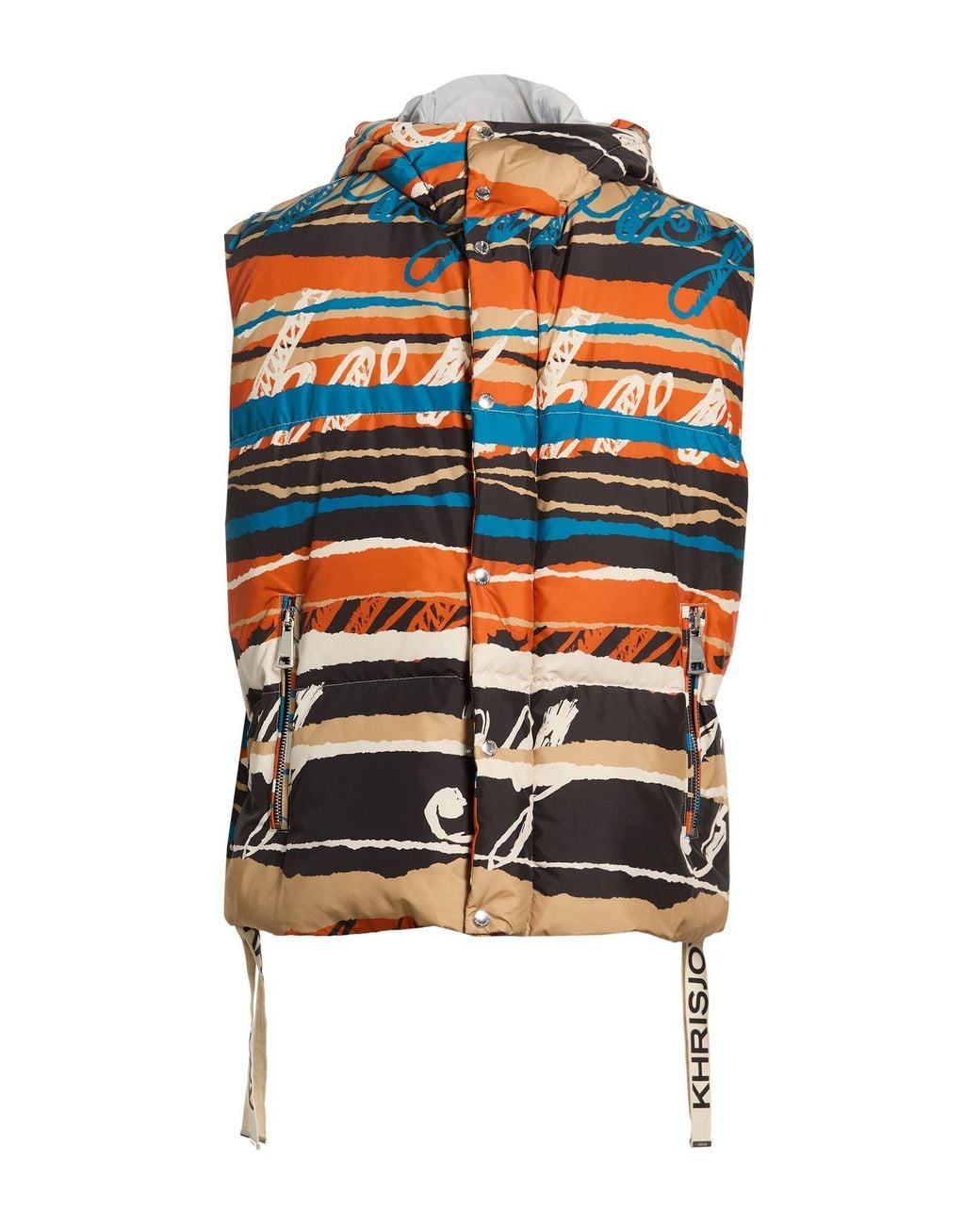 Khrisjoy Orange Sand Vest Polyester for men