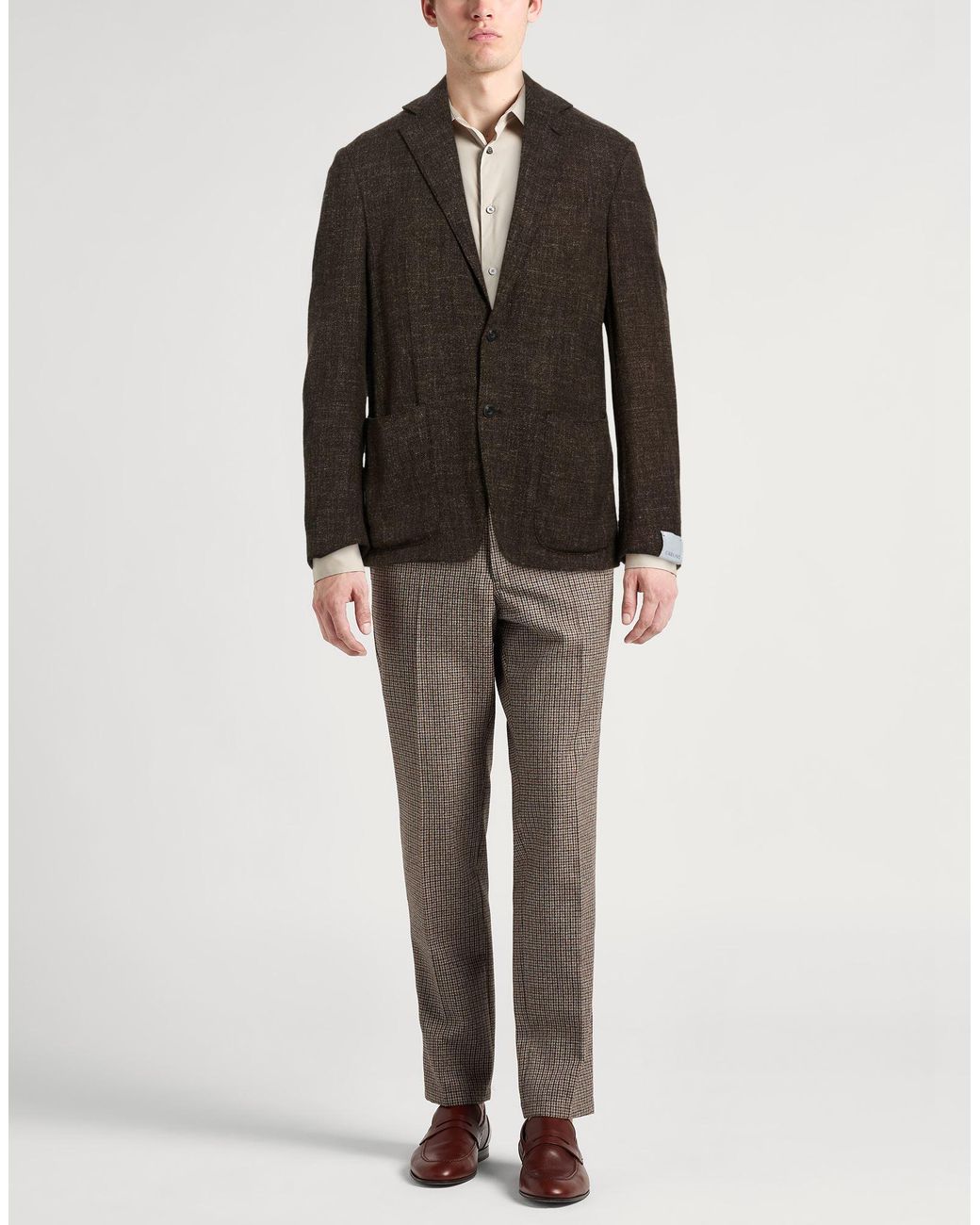 Caruso Black Blazer for men