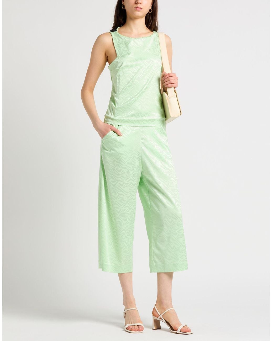 Rrd Green Jumpsuit Polyester, Elastane