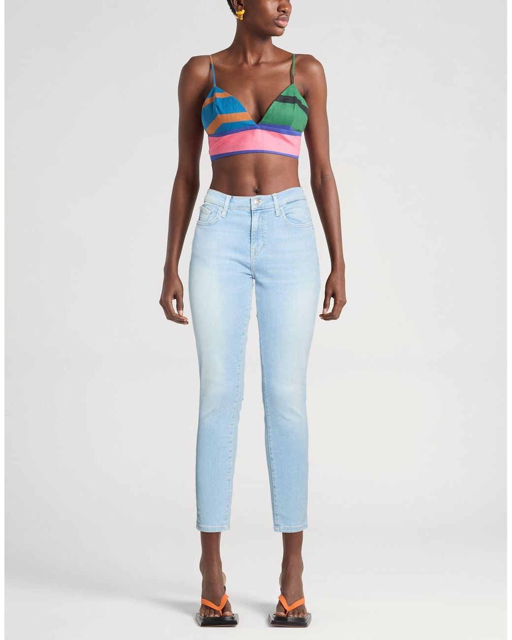 Current/Elliott Blue Jeans Cotton, Polyester, Elastane
