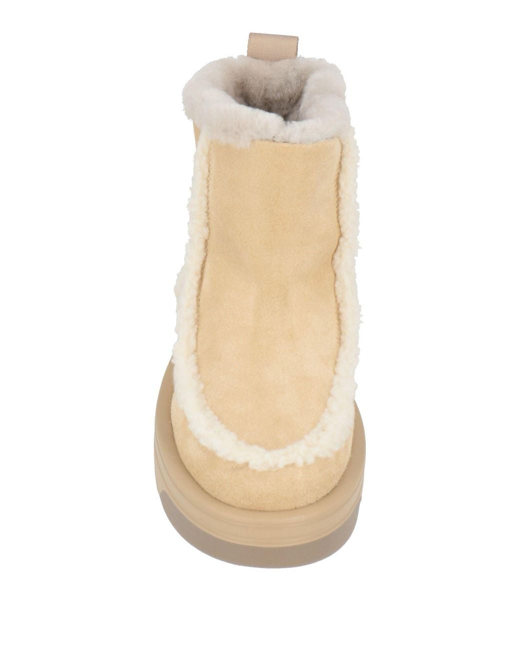 Bogner Natural Sand Ankle Boots Leather