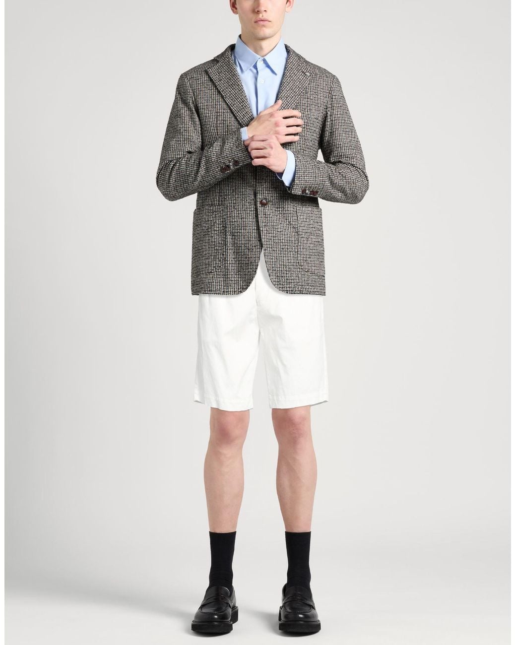 Eleventy White Shorts & Bermuda Shorts for men