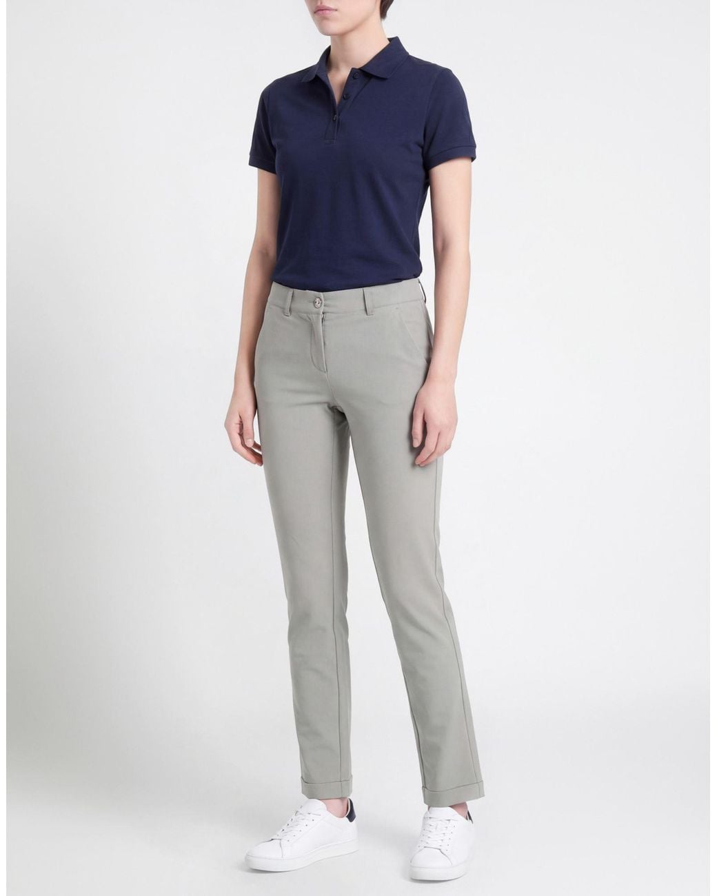 Colmar Gray Pants Polyamide, Wool, Elastane