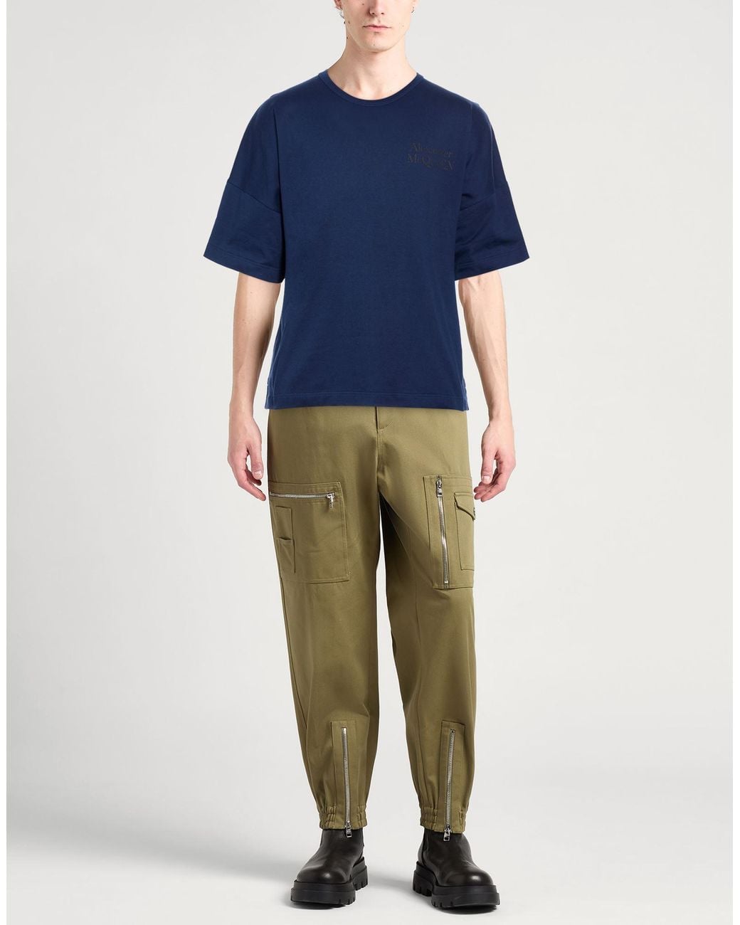 McQueen Blue T-Shirt for men