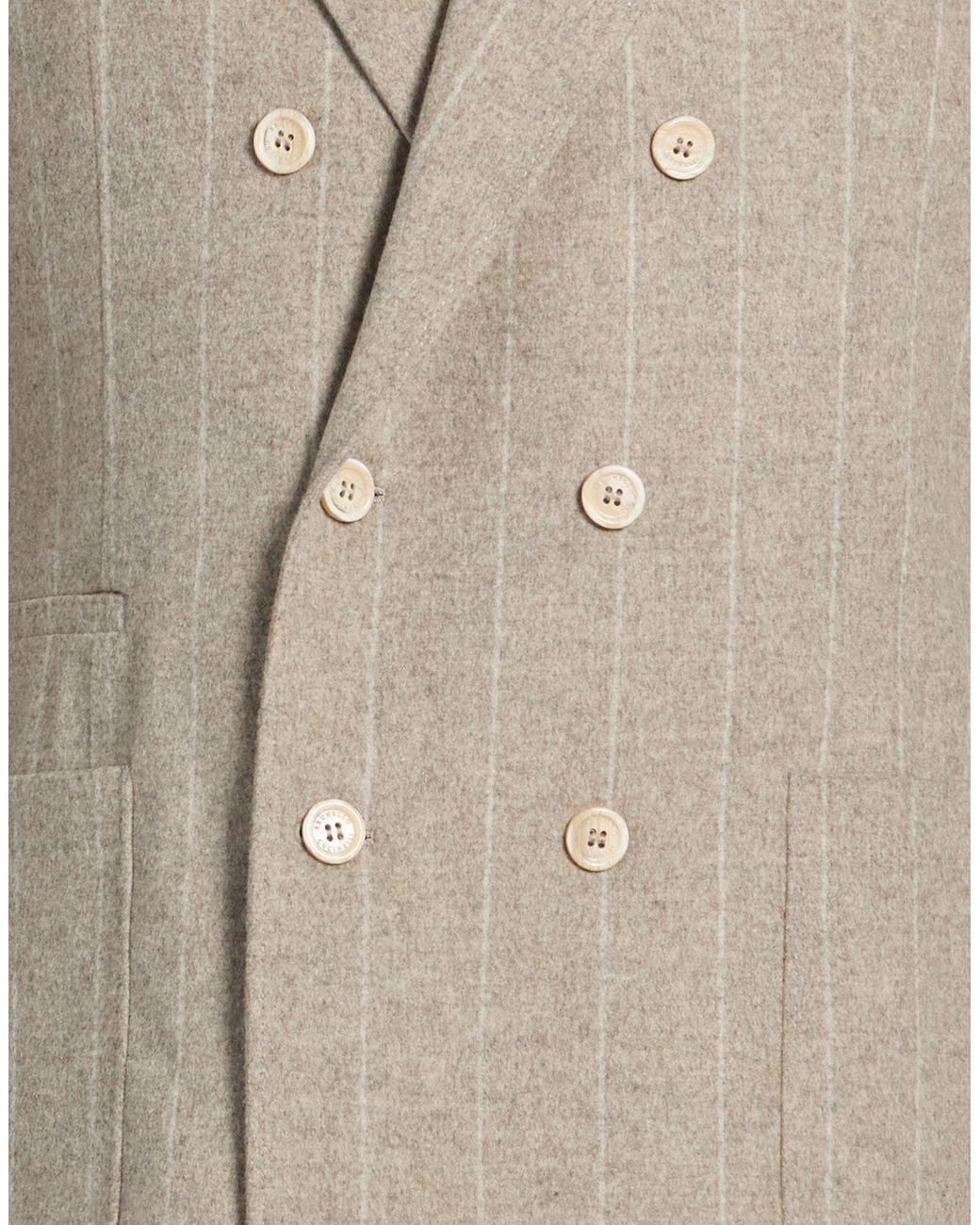 Brunello Cucinelli Natural Blazer for men