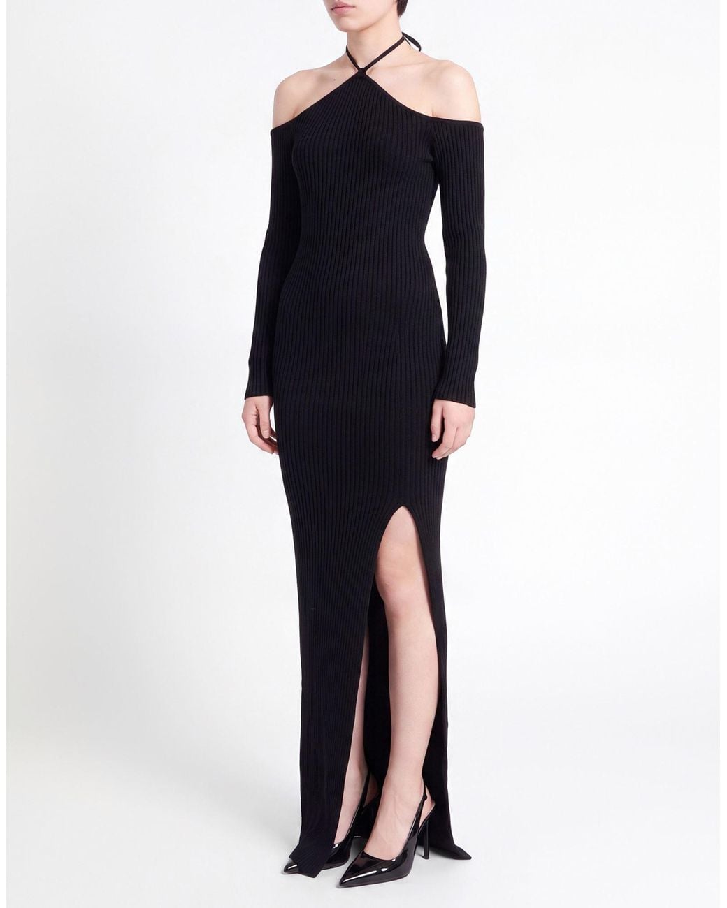 GIUSEPPE DI MORABITO Black Maxi Dress