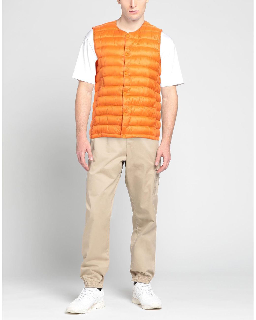 Manuel Ritz Orange Puffer for men