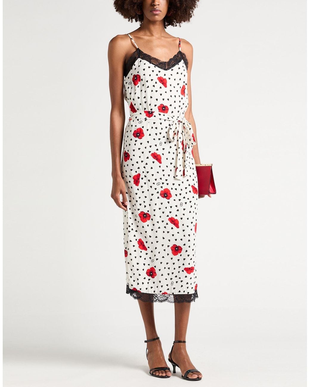 Twinset White Midi Dress