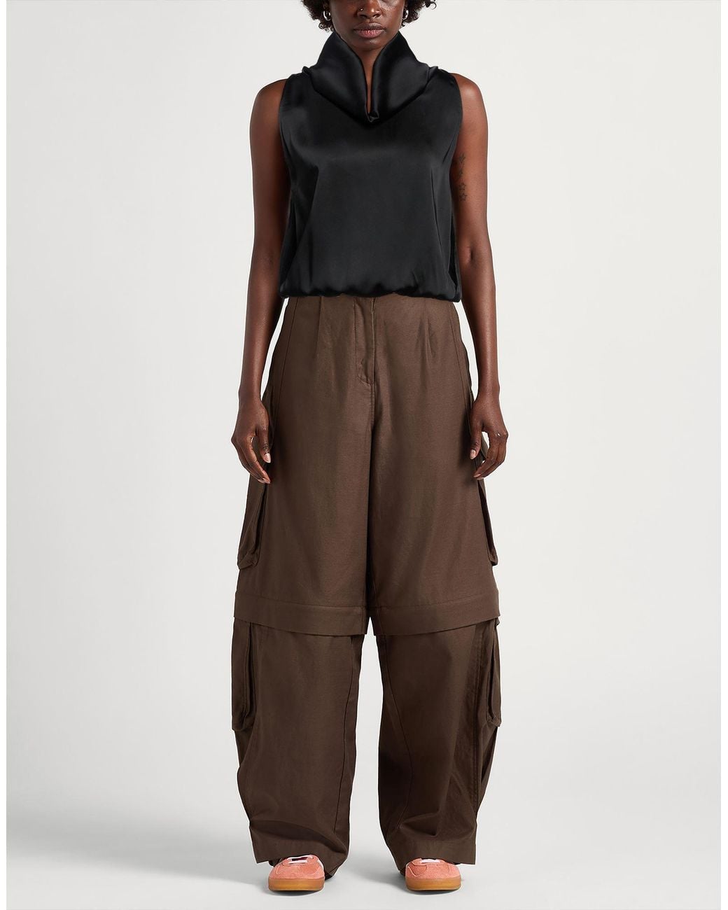Top Carla G en coloris Black