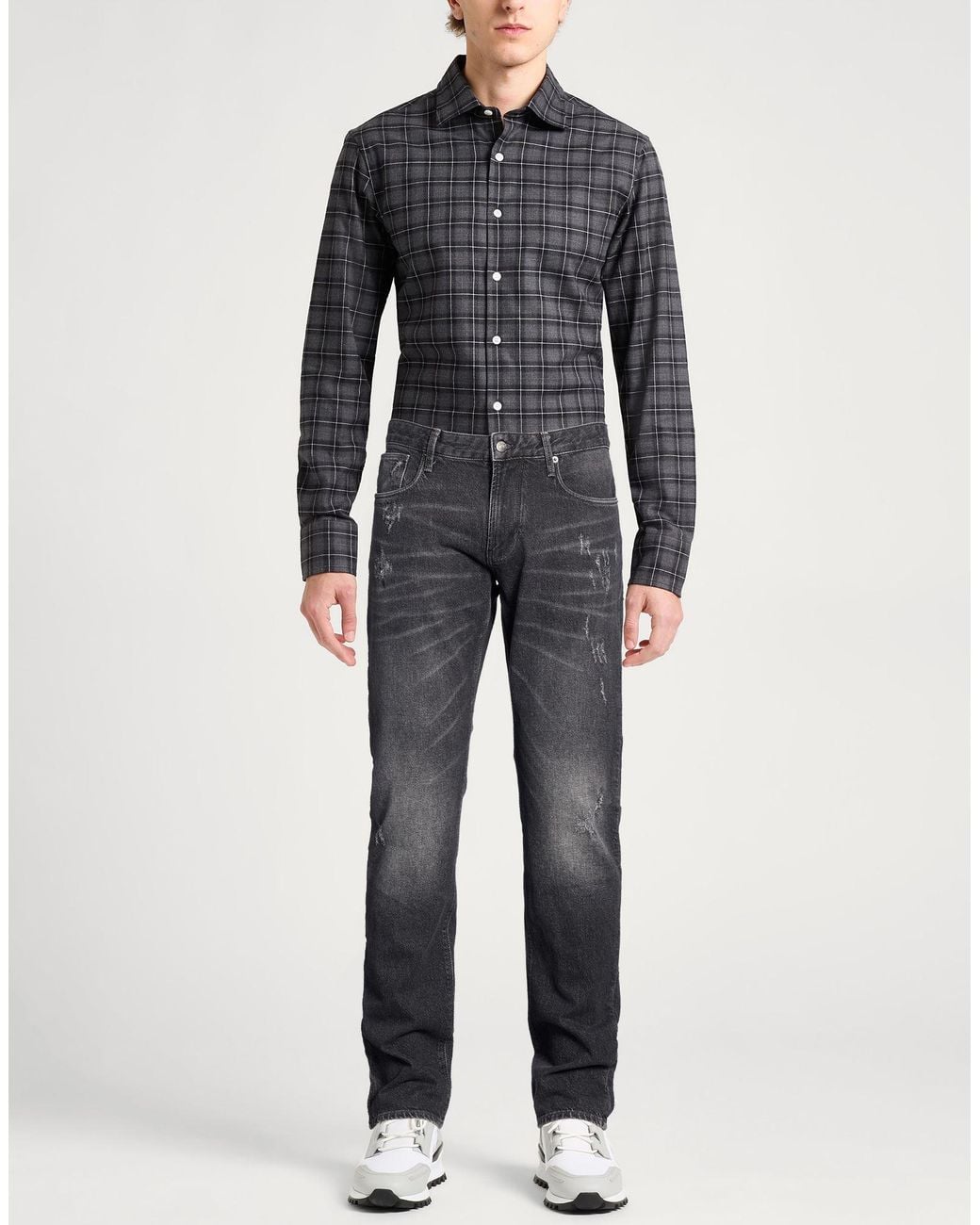 Emporio Armani Gray Jeans for men