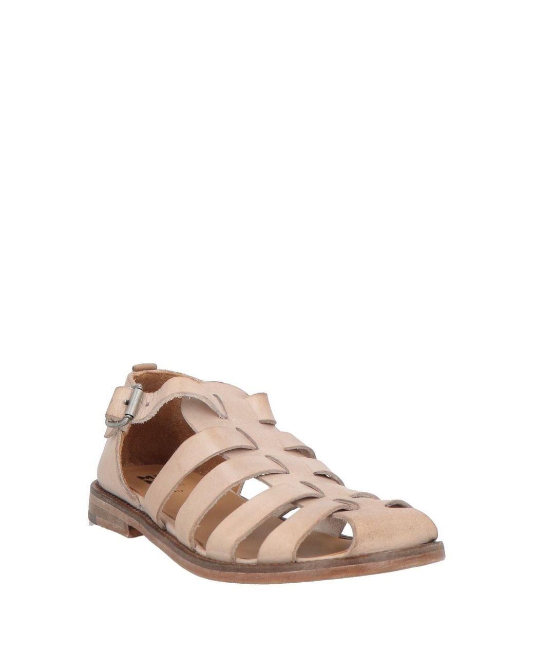 Moma Pink Taupe Sandals Leather