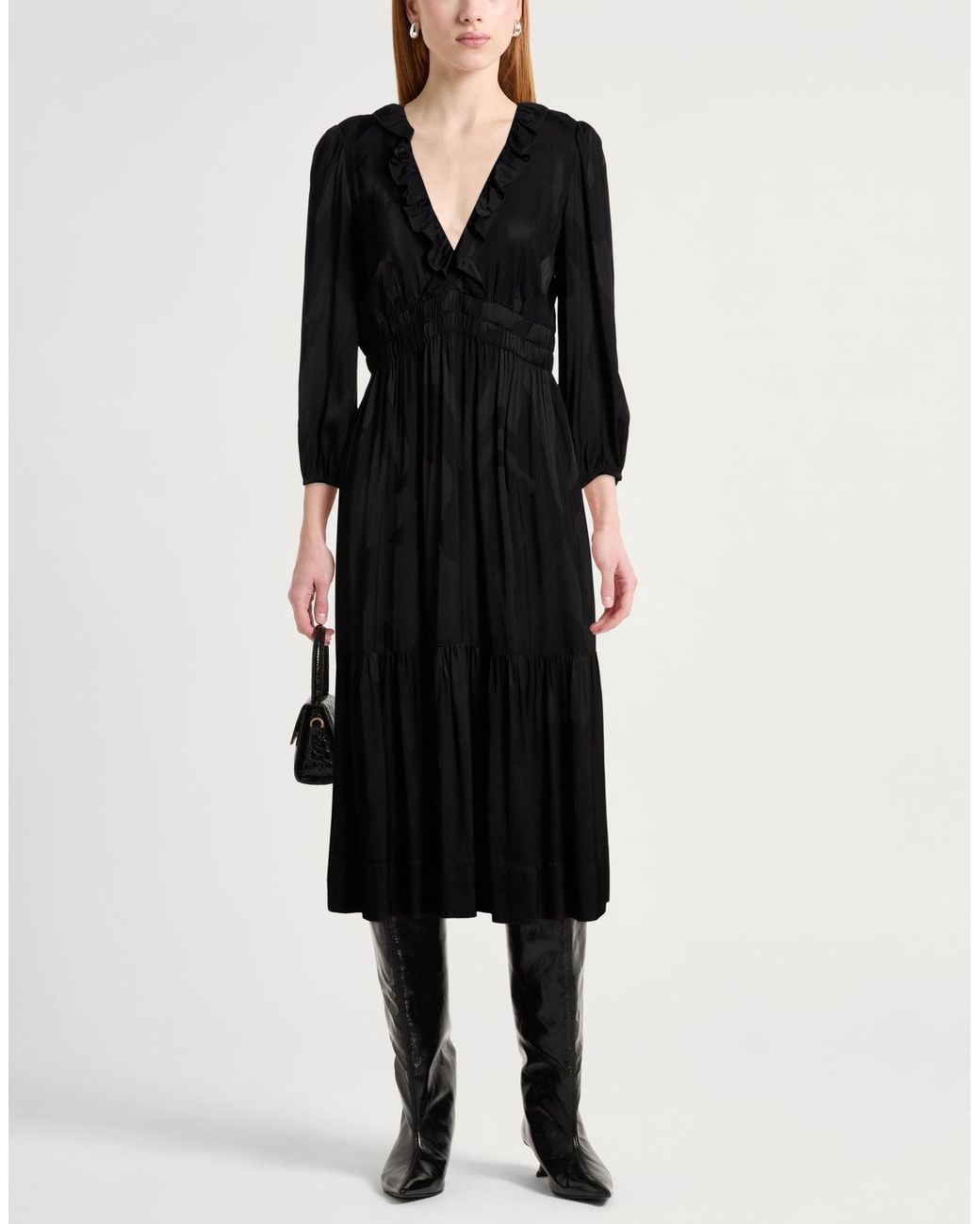 Robe Midi Ba&sh en coloris Black