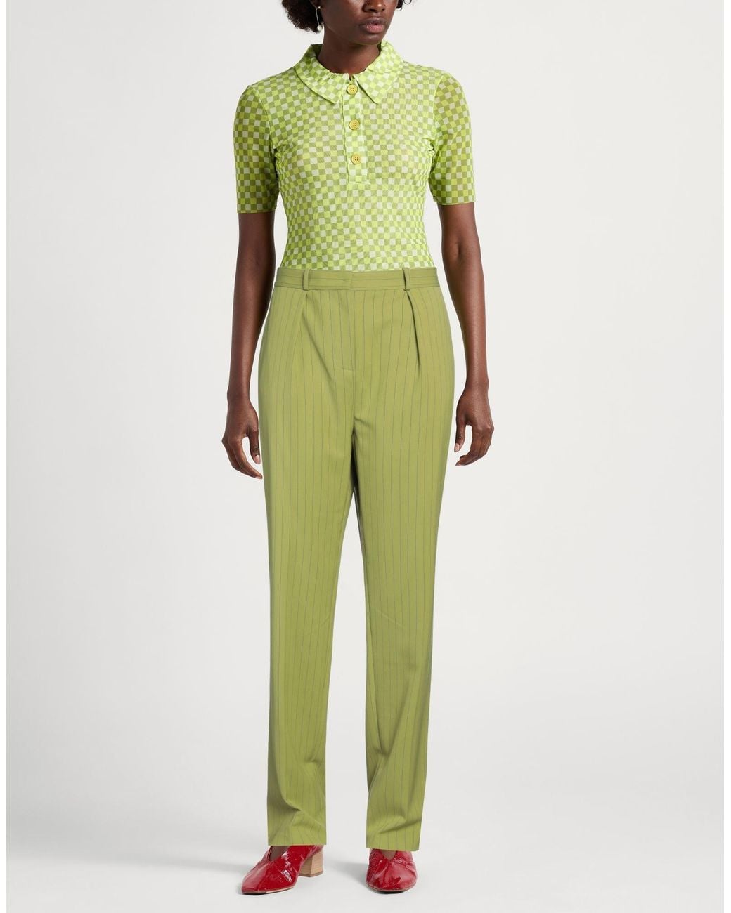 Elisabetta Franchi Green Pants