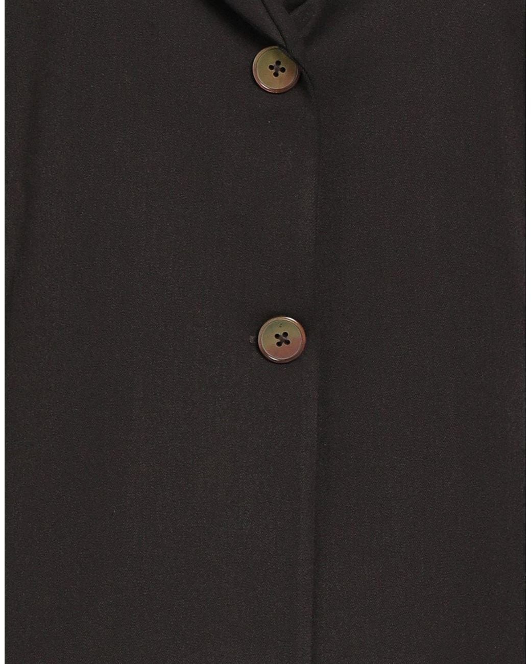 Siedres Black Blazer Polyester, Viscose, Elastane