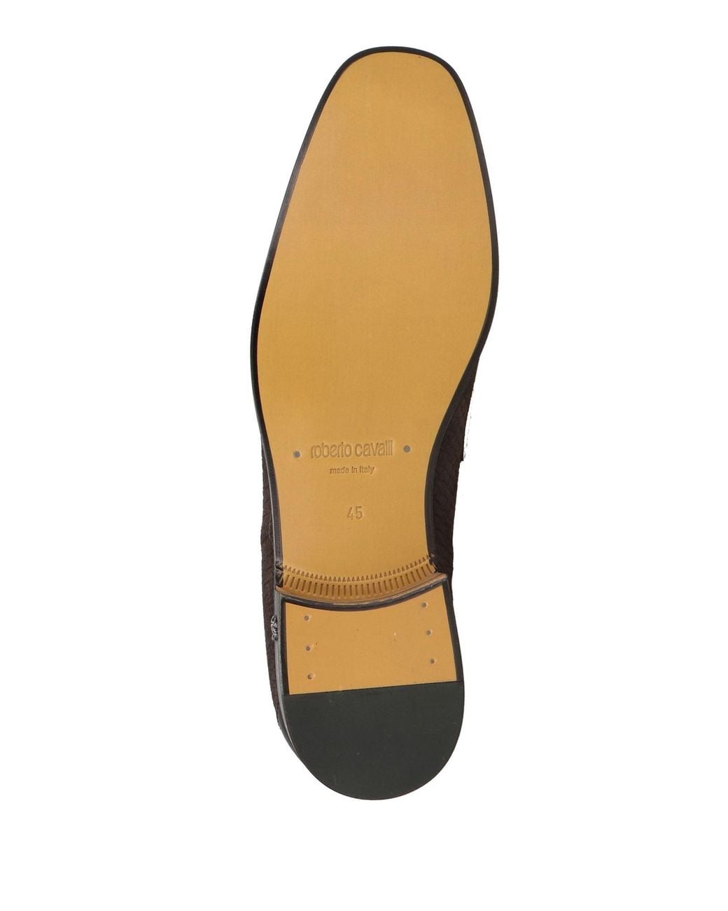 Roberto Cavalli Brown Loafers Leather for men