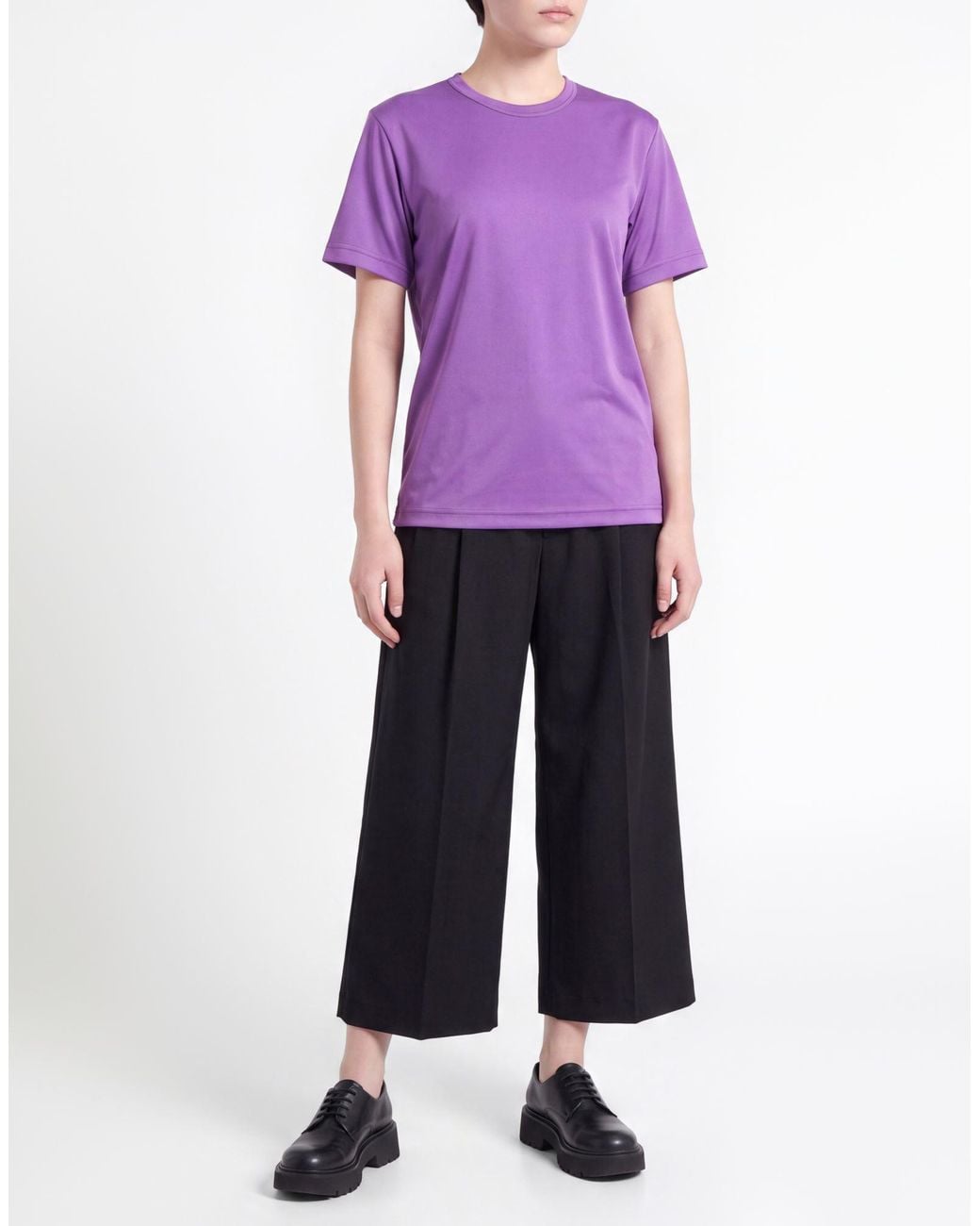 Comme des Garçons Purple T-Shirt Polyester