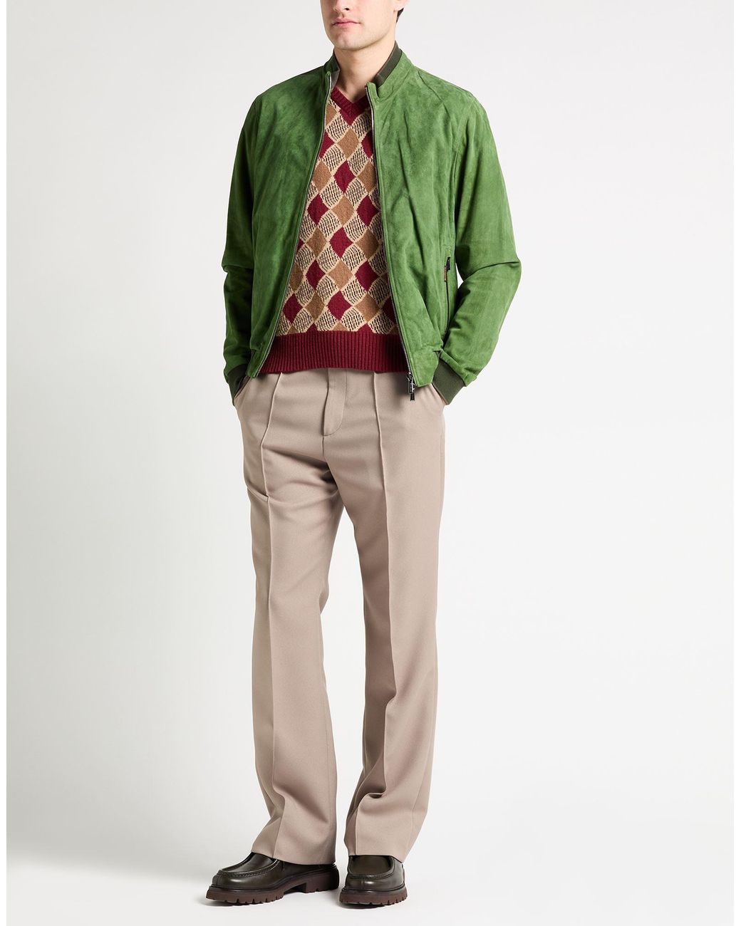 Moorer Green Jacket for men