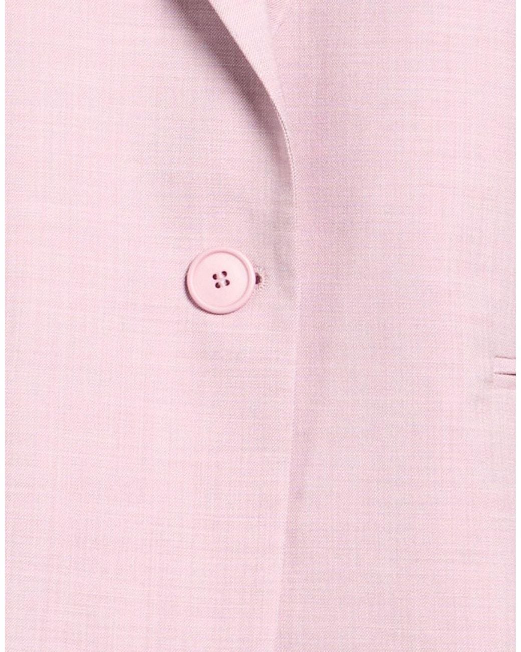 ANDAMANE Pink Blazer Polyester, Viscose, Elastane