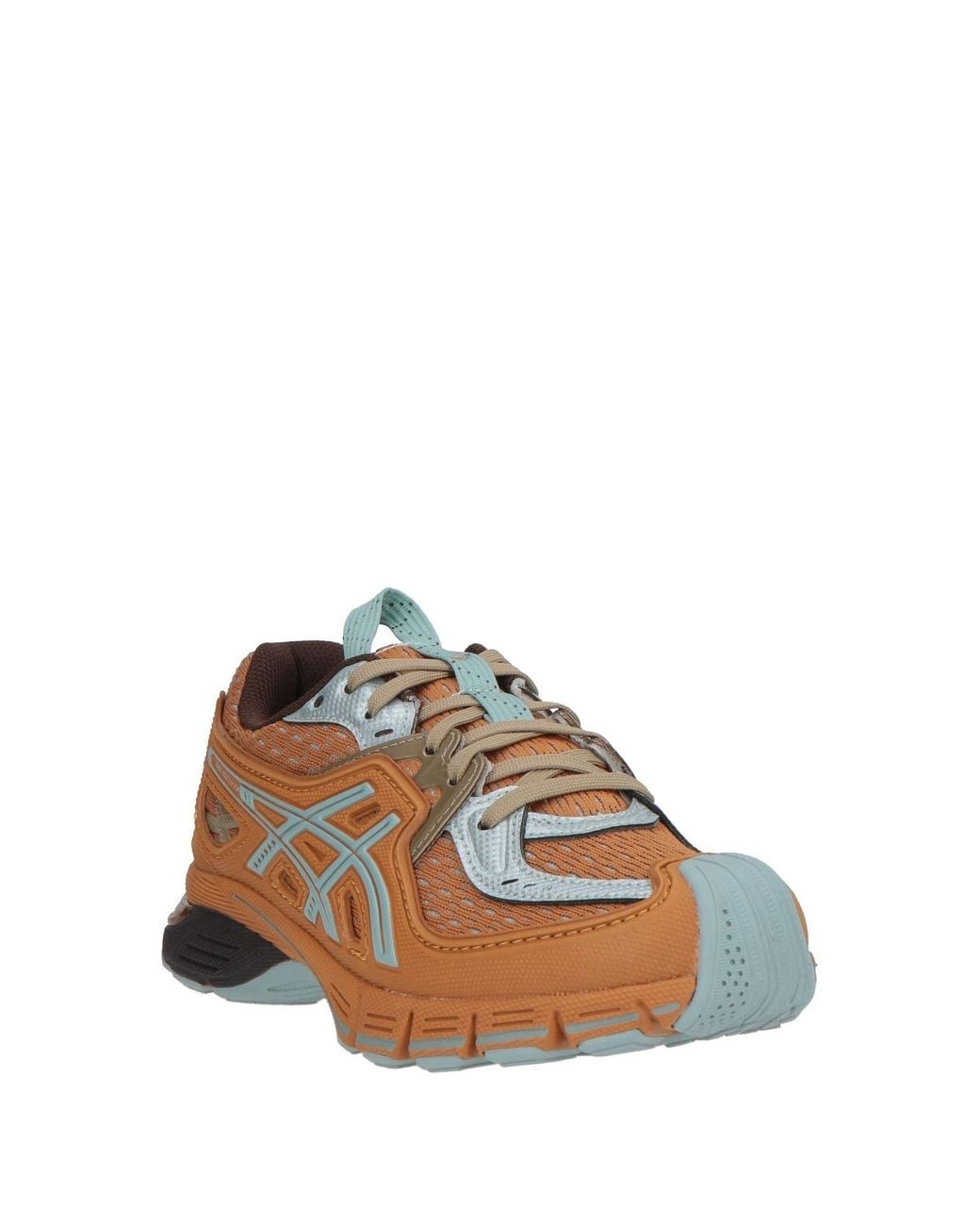 Asics Brown Sneakers Textile Fibers, Synthetic Fibers
