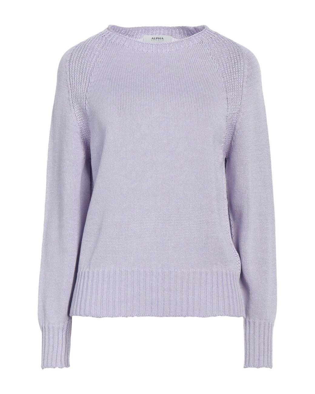 Pullover Alpha Studio de color Purple