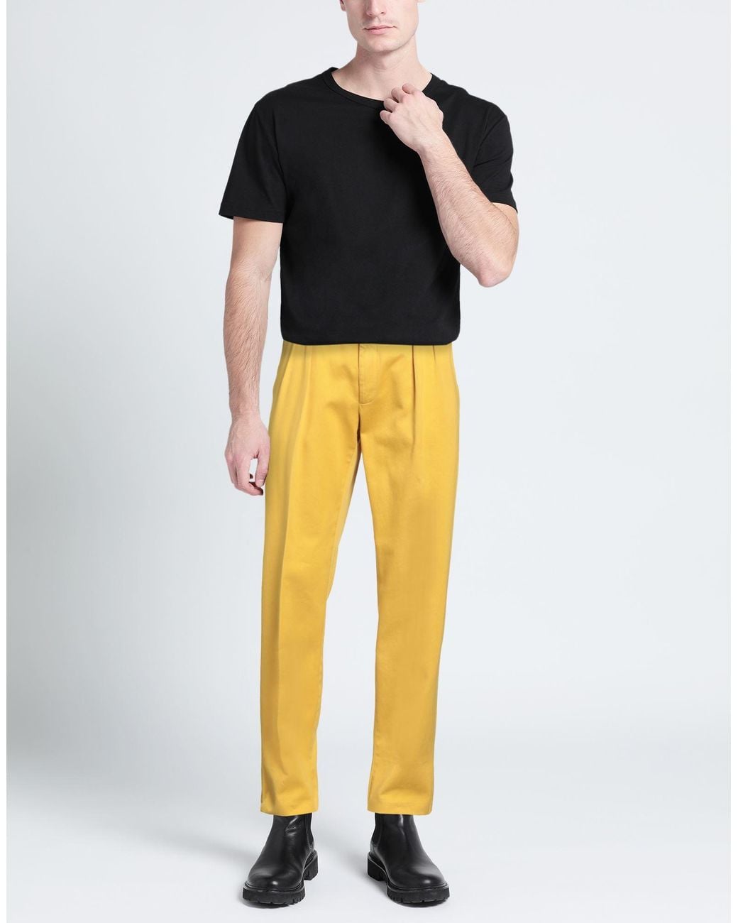 Gabriele Pasini Yellow Pants for men