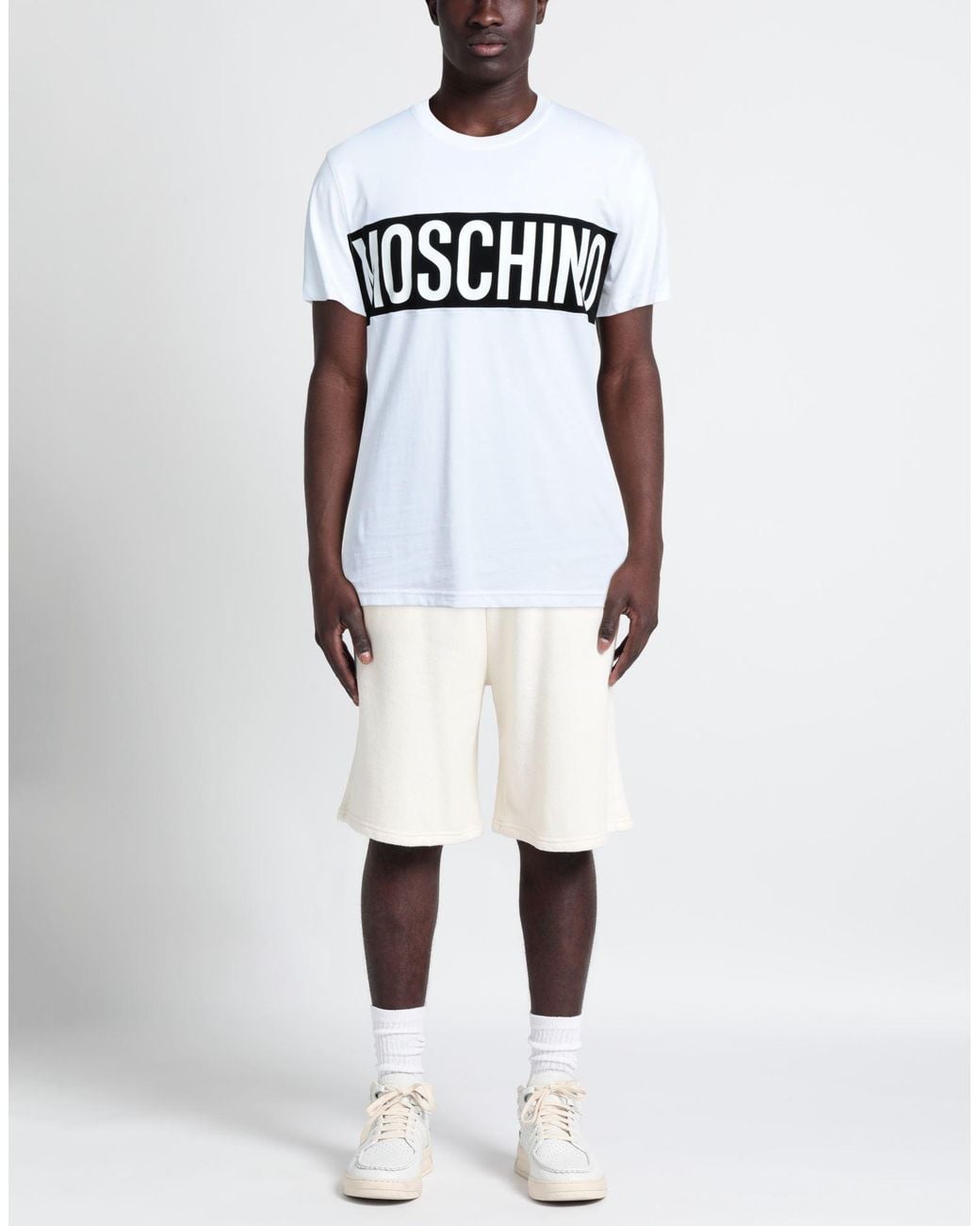 Moschino White T-Shirts for men
