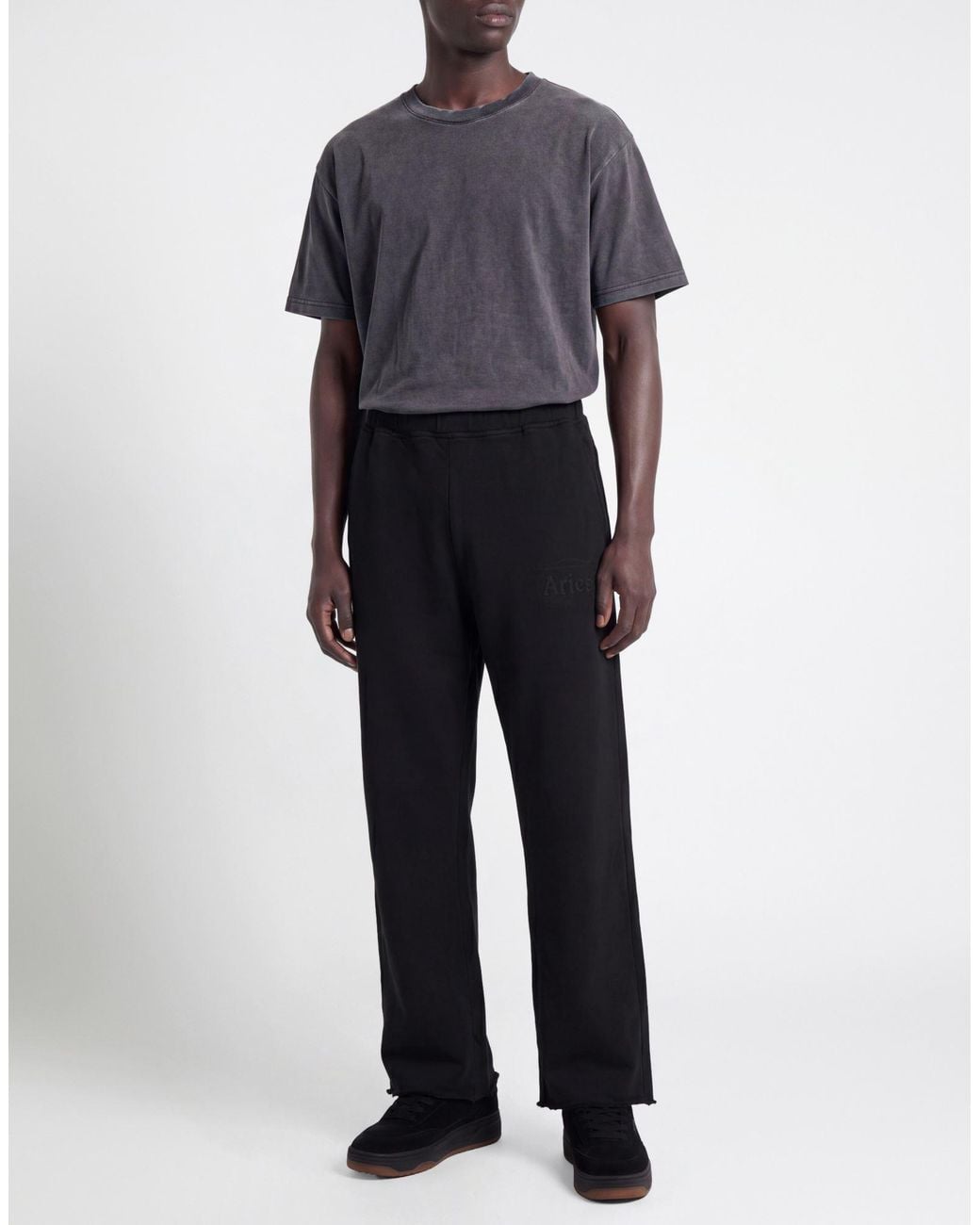 Aries Black Trouser for men