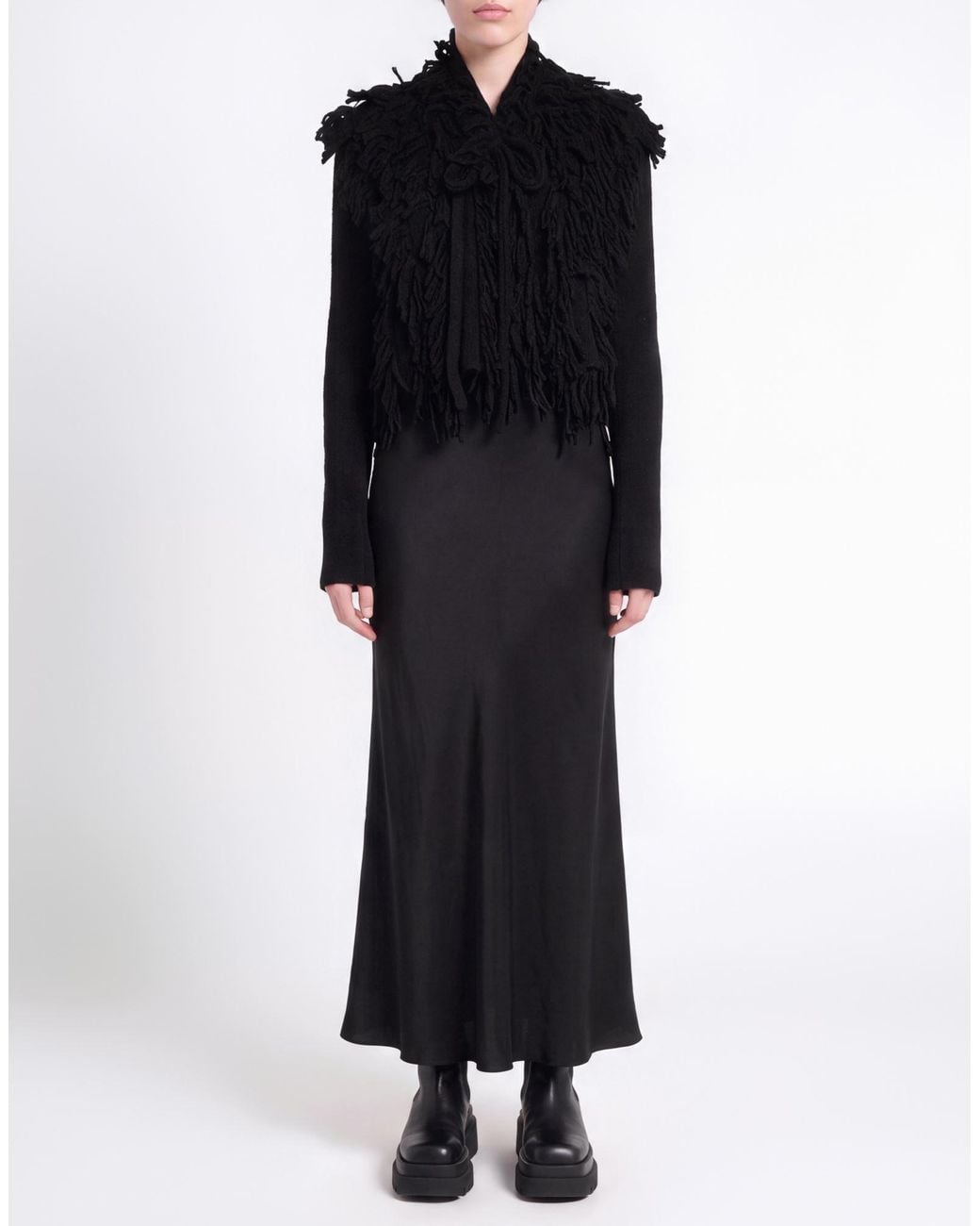 Masnada Black Cardigan Wool, Polyamide, Cashmere, Elastane