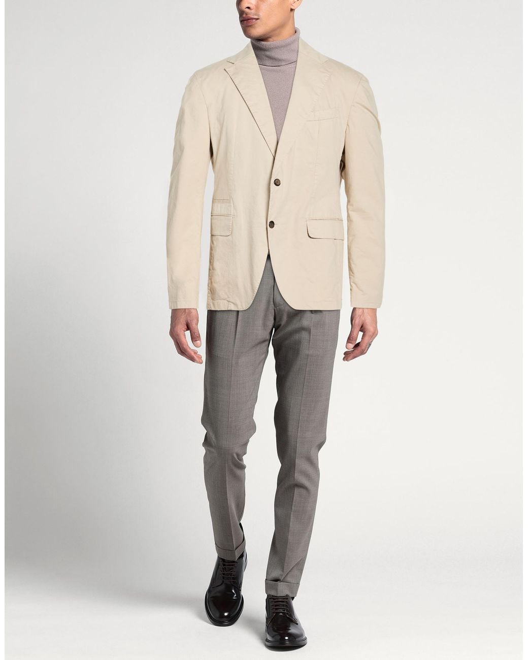 Windsor. Natural Blazer Cotton, Elastane for men