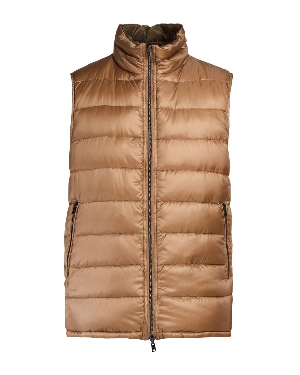 Herno Brown Gilet for men