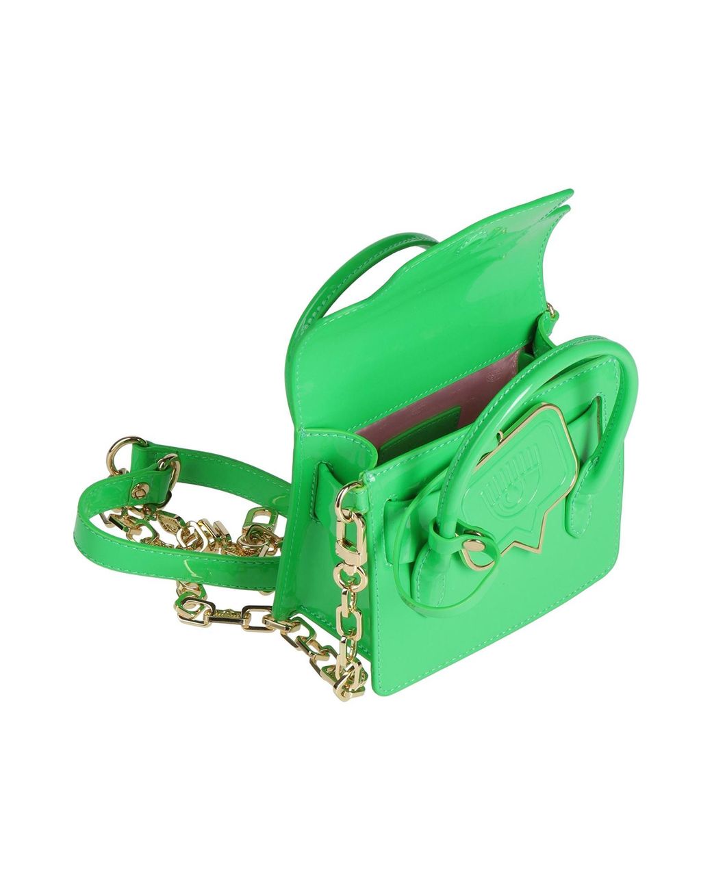 Chiara Ferragni Green Handbag