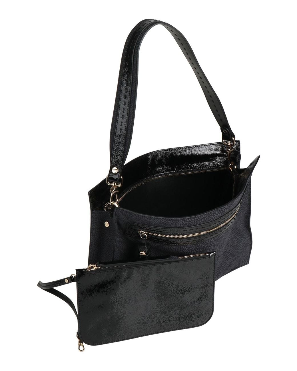 Borsa A Mano di Borbonese in Black